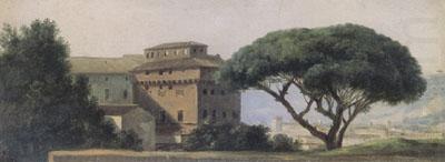 Pierre de Valenciennes View of the Convent of the Ara Coeli The Umbrella Pine (mk05) china oil painting image